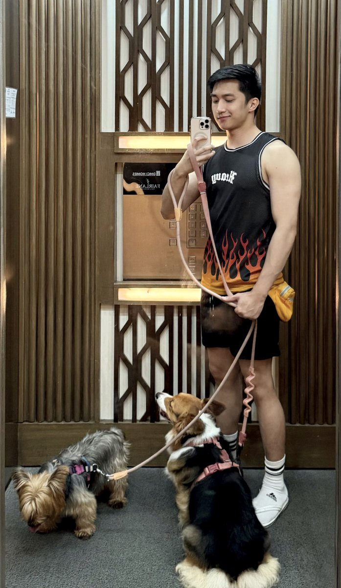 dog dad duties 🏃‍➡️