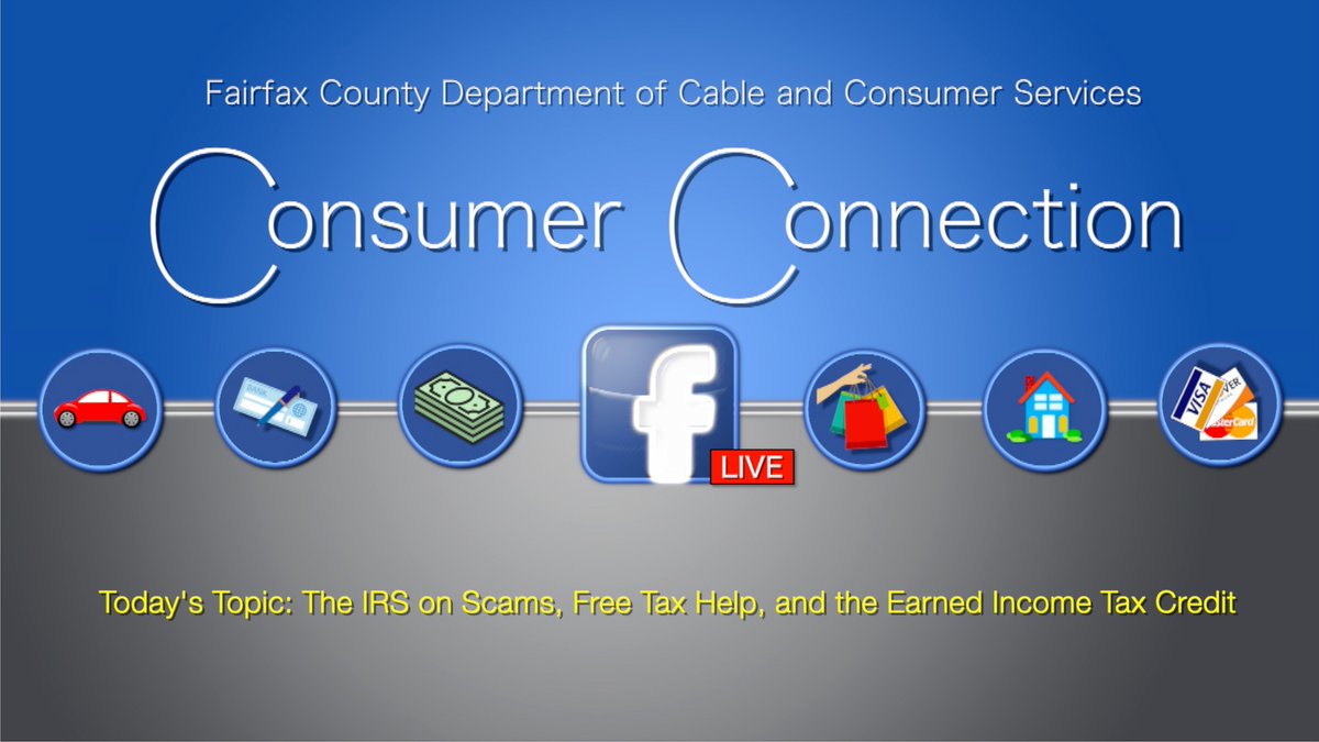 fairfaxtv16's tweet photo. Watch the latest Consumer Connection! In this episode, a representative from the IRS visits to offer useful tips and advice just in time for tax season. Don't miss out on these valuable insights! #TaxSeason #ConsumerConnection #IRSTips 💡📝
VIDEO: https://t.co/9UN5JHpFgl https://t.co/vT3XdEoGon
