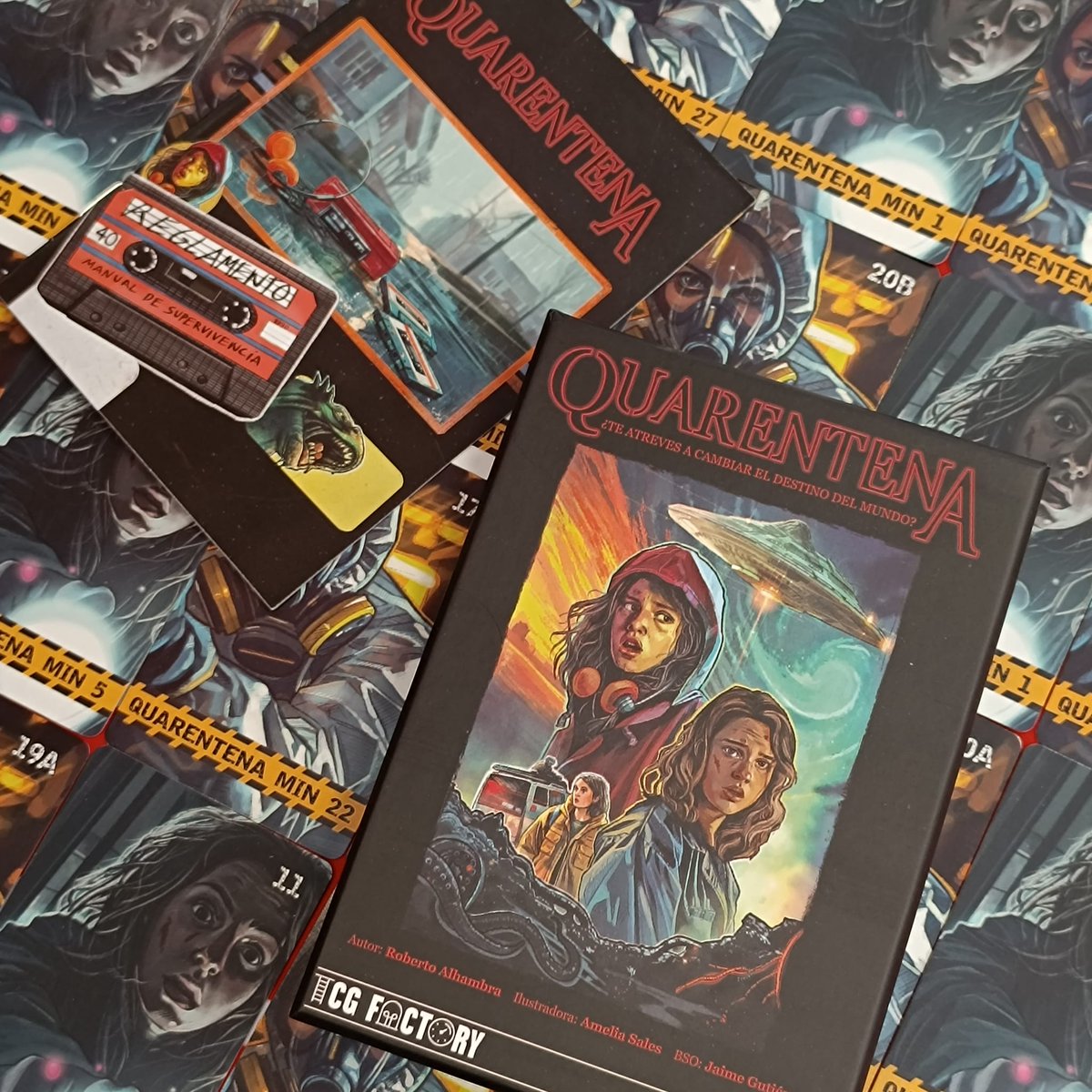TCG Factory (@tcgfactory) on Twitter photo 🎬¿No te apetece montarte una buena película? Hoy es el día mundial del cine (y de los Premios Goya)🤩, el momento perfecto para una partida a Quarentena 🦠 de <a href="/RobertoAlhambra/">Roberto Alhambra</a> y sentirte como en tu propia peli.
Además, las ilustraciones de <a href="/AmeliaSalesArt/">Amelia Sales</a> son una locura 😍 🎬¿No te apetece montarte una buena película? Hoy es el día mundial del cine (y de los Premios Goya)🤩, el momento perfecto para una partida a Quarentena 🦠 de <a href="/RobertoAlhambra/">Roberto Alhambra</a> y sentirte como en tu propia peli.
Además, las ilustraciones de <a href="/AmeliaSalesArt/">Amelia Sales</a> son una locura 😍
