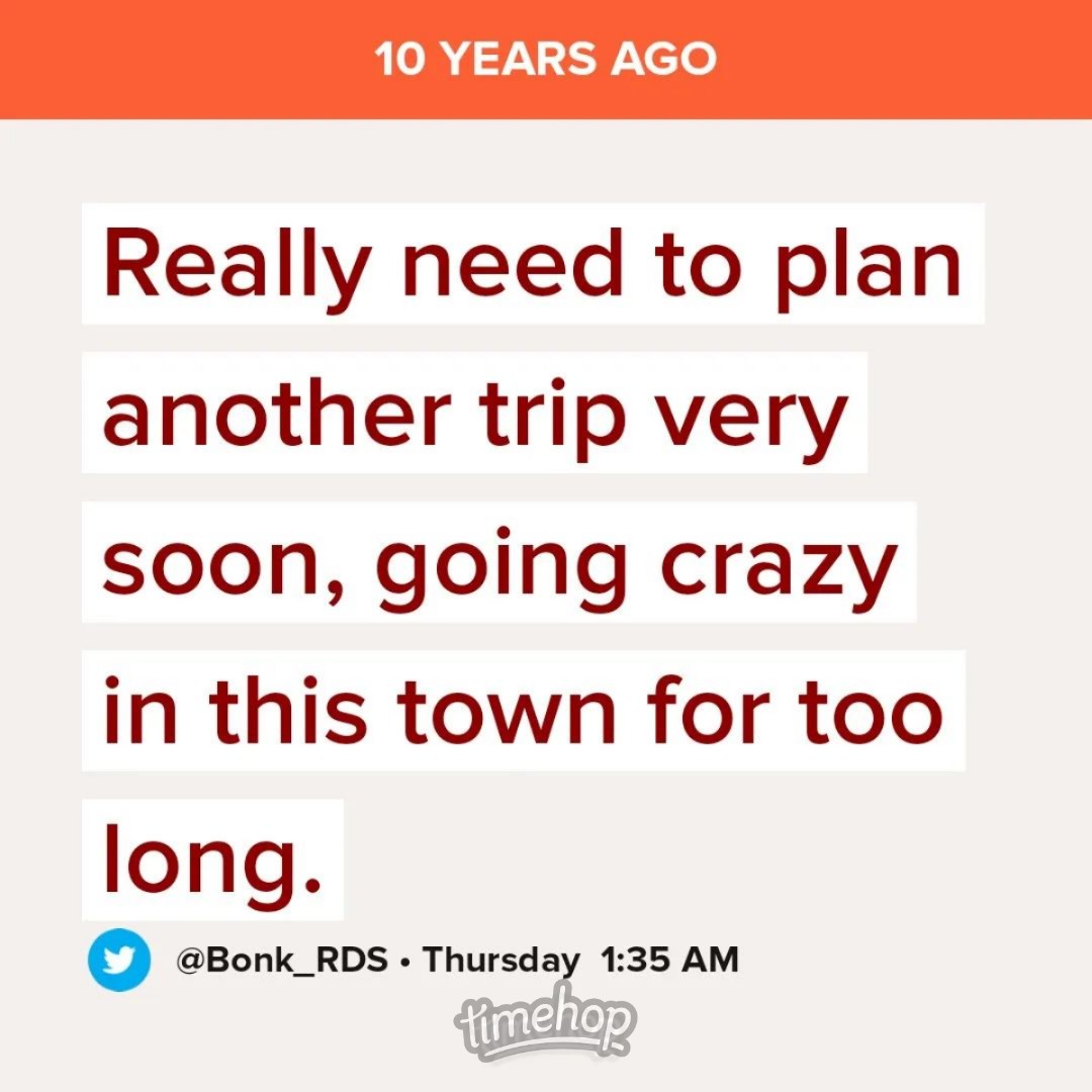 Just goes to show you never know when the last one will be. Still too damn long.