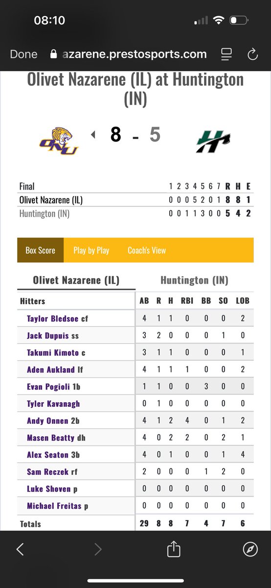 Delavan Panthers Baseball (@delavanbaseball) on Twitter photo Congrats to DHS alum <a href="/Ajseaton21/">Alex Seaton</a> on his first collegiate start and first collegiate hit yesterday in their opening day win! Big things to come for this kid!
🐾⚾️ Congrats to DHS alum <a href="/Ajseaton21/">Alex Seaton</a> on his first collegiate start and first collegiate hit yesterday in their opening day win! Big things to come for this kid!
🐾⚾️