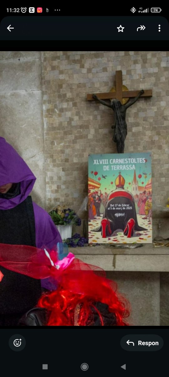 Retirada del cartell de carnestoltes 2025 - ¡Firma la petición! chng.it/dnZwffyjS9 via <a href="/change_es/">Change.org España</a>