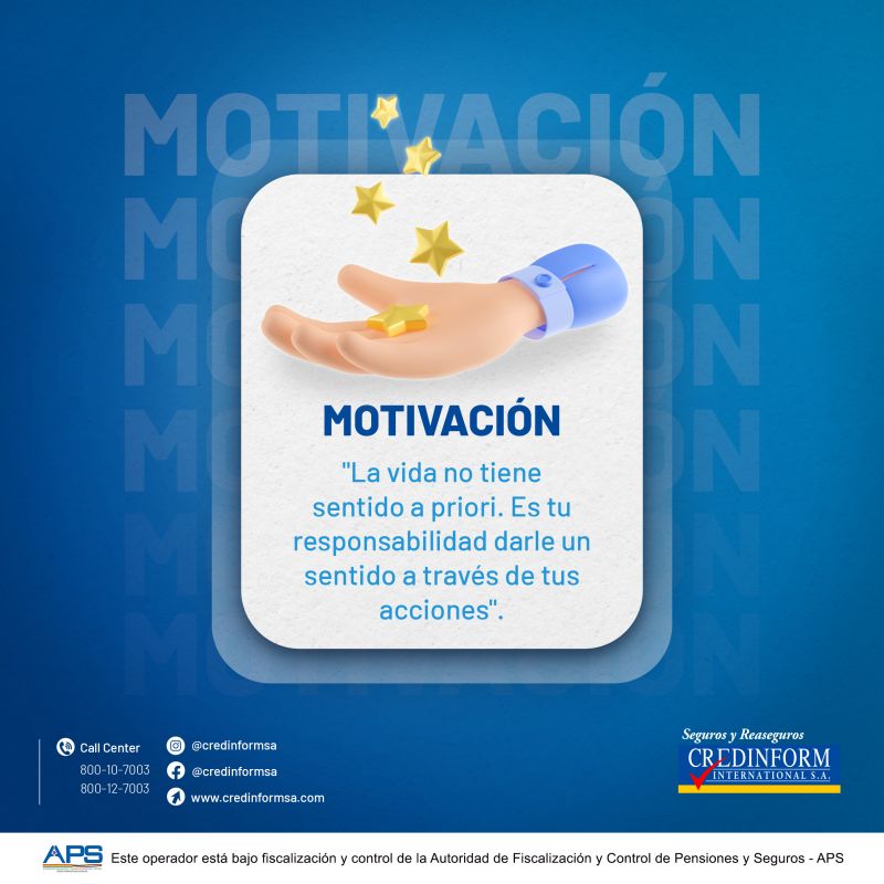 Credinform's tweet photo. No esperes que el sentido aparezca por sí solo. Es a través de tus acciones que construyes un camino único. 💪✨ ¡Empieza hoy a darle significado a cada paso que das! 

#Motivación #ConstruyeTuCamino https://t.co/INRsS1XdNc