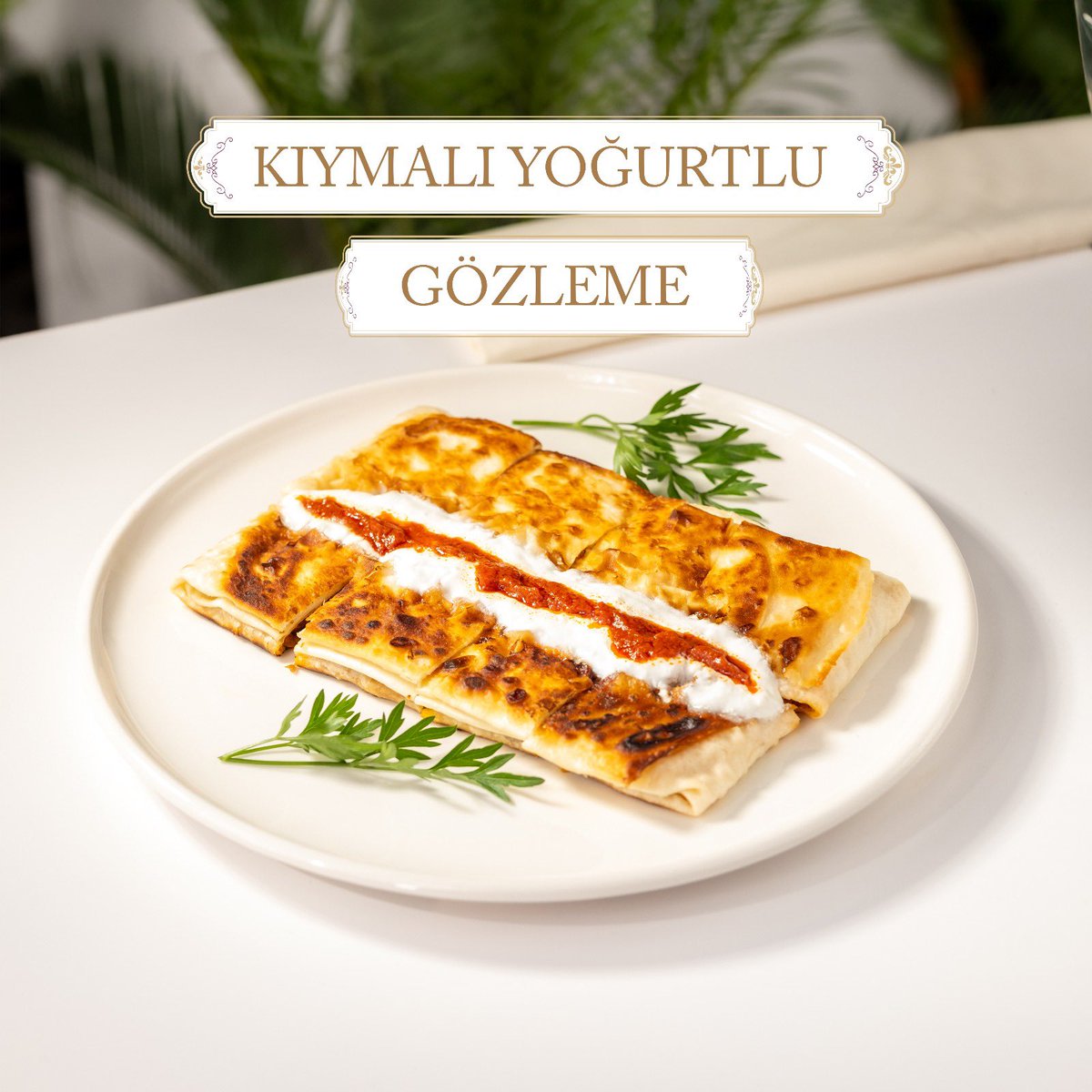 Lezzetin en sıcak hali! Kıymalı yoğurtlu gözleme ile damaklarda şölen 😋🥟