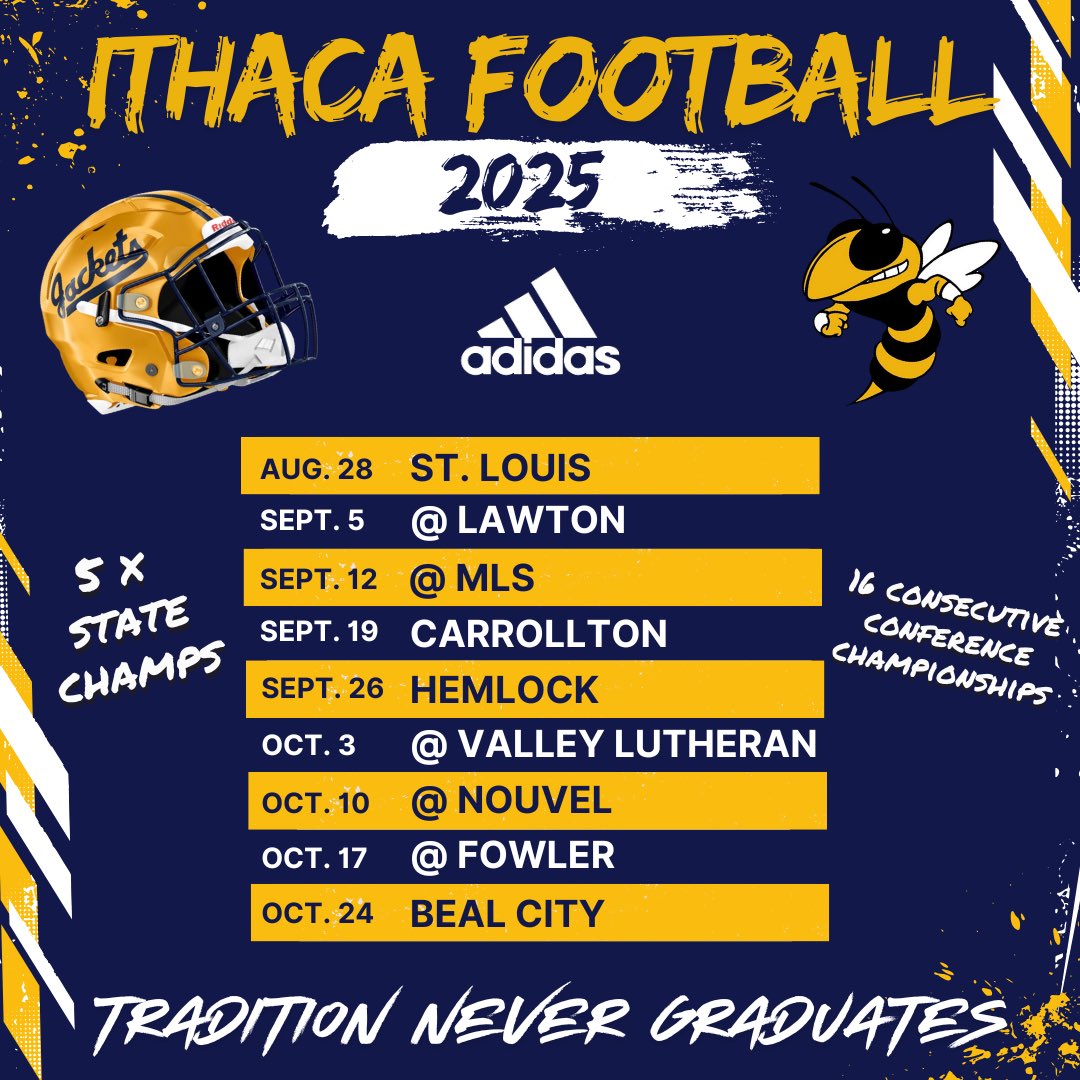 Jacket Football 2025 Schedule😎