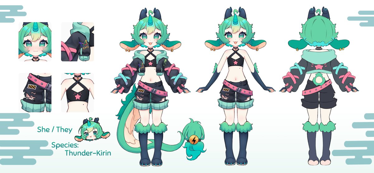 RefSheet Commission!! for <a href="/Mowsteraa/">Logan💚⚡️</a>