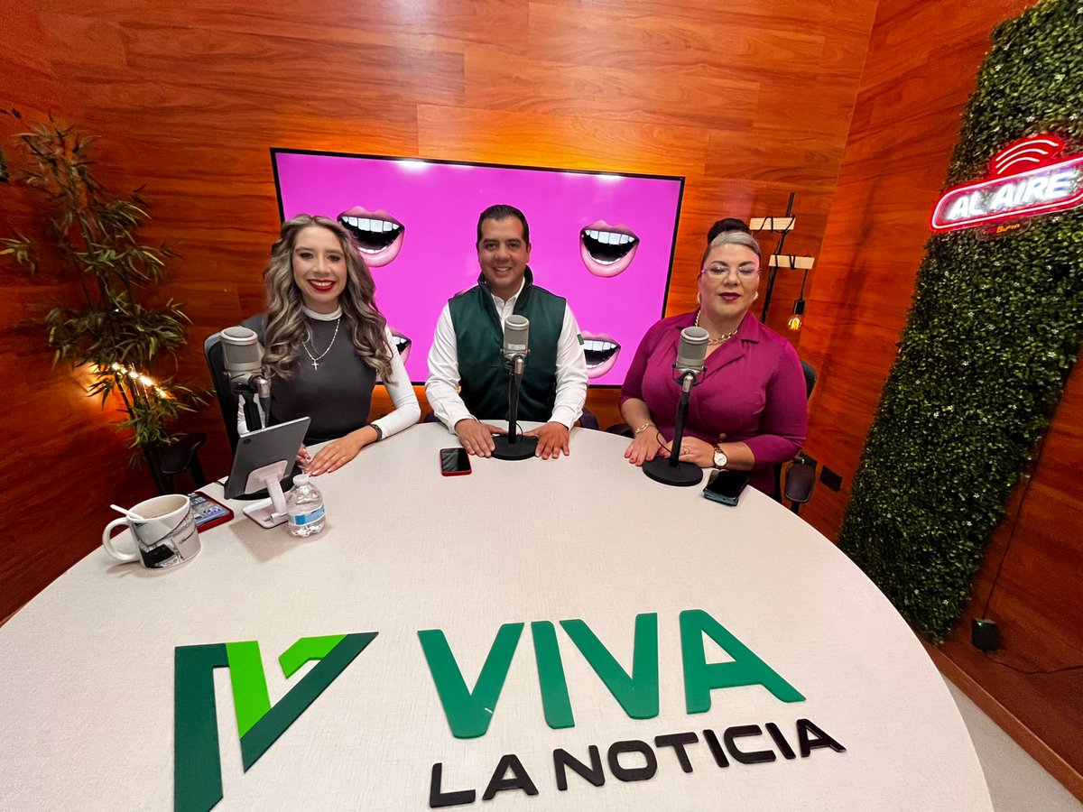 Nos acompaña en el estudio, <a href="/ArielMaaLopez/">Ariel Maa</a> dirigente de la <a href="/cnopdurango/">CNOP DURANGO</a> para hablarnos de varios interesantes temas con nuestras amigas de #FuerteYClaro, <a href="/MSaharai/">Saharai Acosta</a> y Laura Soto.

Transmisión en vivo📲 t.ly/rbMDF

#VivaLaNoticia 🔰