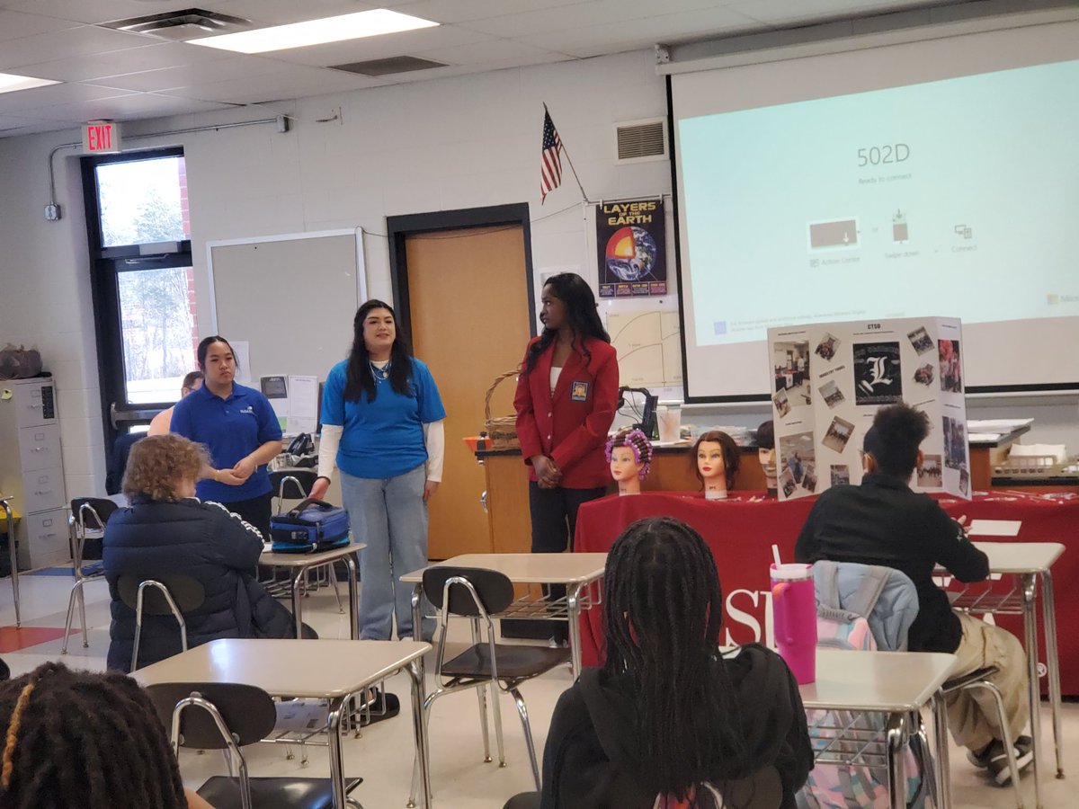 LHS Coz Kinslow (@msk_call2serve) on Twitter photo SKILLSUSA Week 2025: SKILLSUSA offices spent their morning at LMS sharing their passion for Cosmetology at their 8th Grade Career Fair. <a href="/LHSintheNews/">LaVergne High School</a> <a href="/MrCoachReed/">Richard Reed, M.Ed, CPLC</a> <a href="/SkillsUSATN/">SkillsUSA Tennessee</a> SKILLSUSA Week 2025: SKILLSUSA offices spent their morning at LMS sharing their passion for Cosmetology at their 8th Grade Career Fair. <a href="/LHSintheNews/">LaVergne High School</a> <a href="/MrCoachReed/">Richard Reed, M.Ed, CPLC</a> <a href="/SkillsUSATN/">SkillsUSA Tennessee</a>