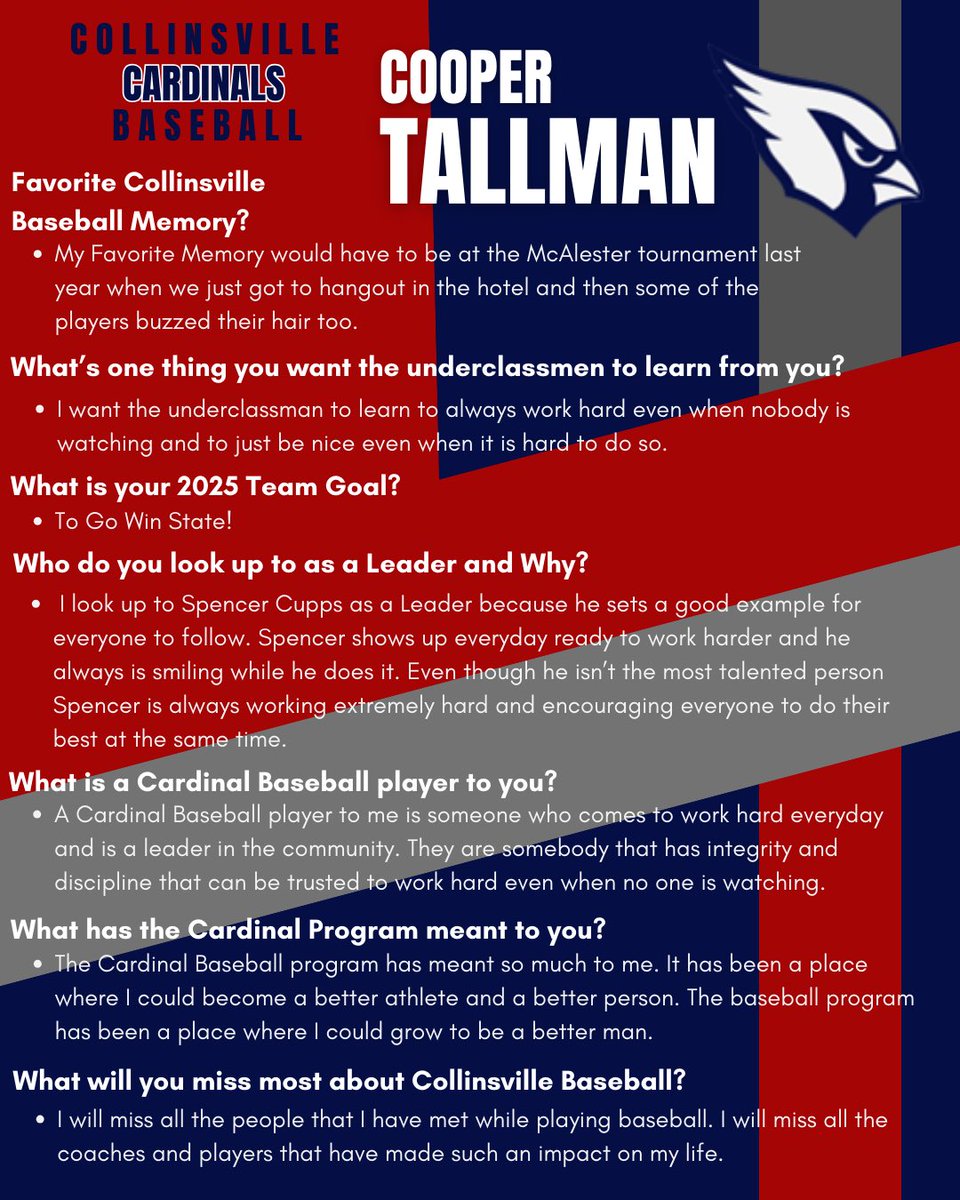 Collinsville Cardinal Baseball tweet media