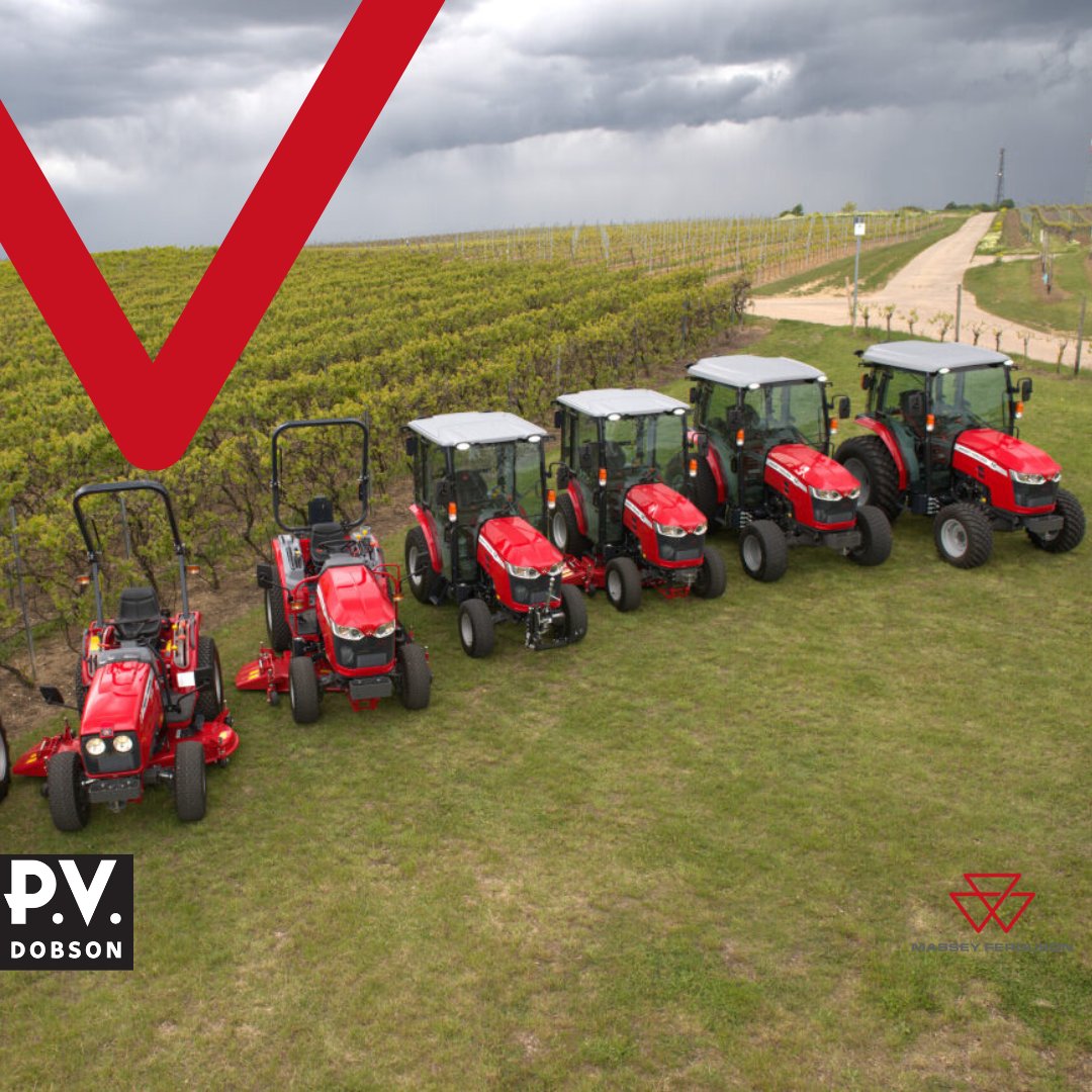 Check out our range of Massey Ferguson compact tractors!

pvdobson.com/agricultural-m…..