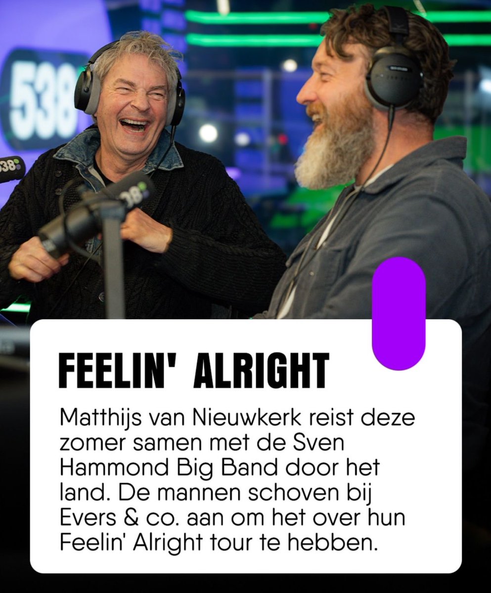 Matthijs &amp; Sven schoven aan bij <a href="/evers_enco2/">eversenco</a>  om alles te vertellen over hun gloednieuwe tour Feelin’ Alright!