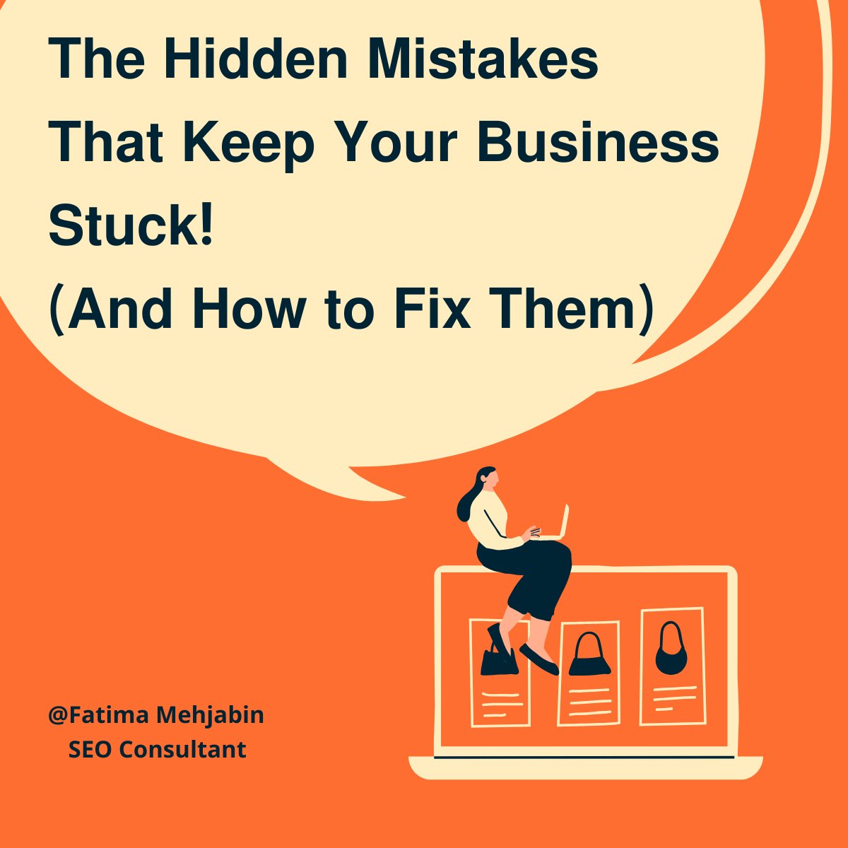 FatemaL99's tweet photo. 🚨 Is Your Business Stuck? 🚨

Mistakes that kill growth:
❌ No clear strategy
❌ Ignoring SEO &amp; digital presence
❌ Chasing trends without results

📩 DM me to Fix your business! 🚀
#businessgrowth2025 #SEO #MarketingRevolution  #EntrepreneurMindset  #LeadGeneration https://t.co/to8pjW04AO