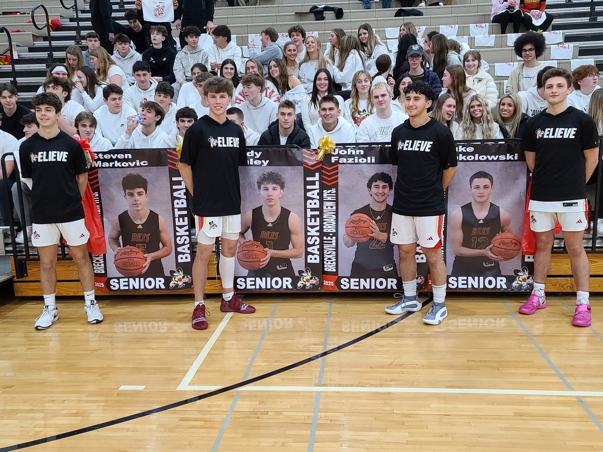 bbhathletics's tweet photo. Congratulations to our Senior Cheerleaders and Boys Basketball Seniors for their outstanding athletic careers and for their limitless contributions to the HIVE!!  WE CANNOT THANK THESE GENTLEMEN ENOUGH!!!  BEE SO VERY PROUD FOREVER!! https://t.co/mXsC50Lfm4
