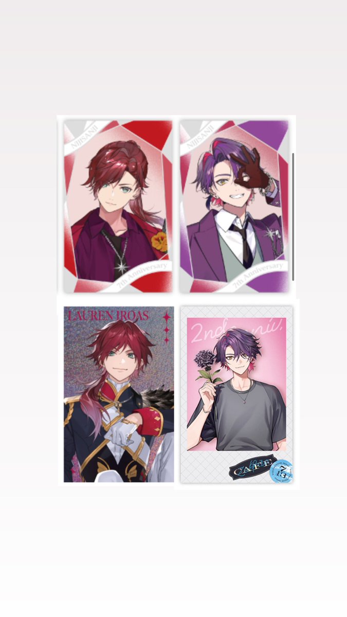 【交換】 にじさんじ 🌈🕒 7周年 7th チェキ風カード B

譲 ) 画像1枚目 (💕→R )

求 ) 画像2枚目

✧郵送希望
✧R⇄R
✧纏めての方優先

検索からでもお気軽にお声掛けください。