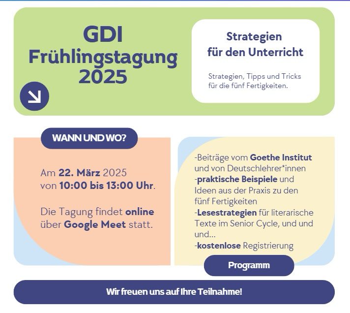 GDI Frühlingstagung eventbrite.ie/e/gdi-fruhling…