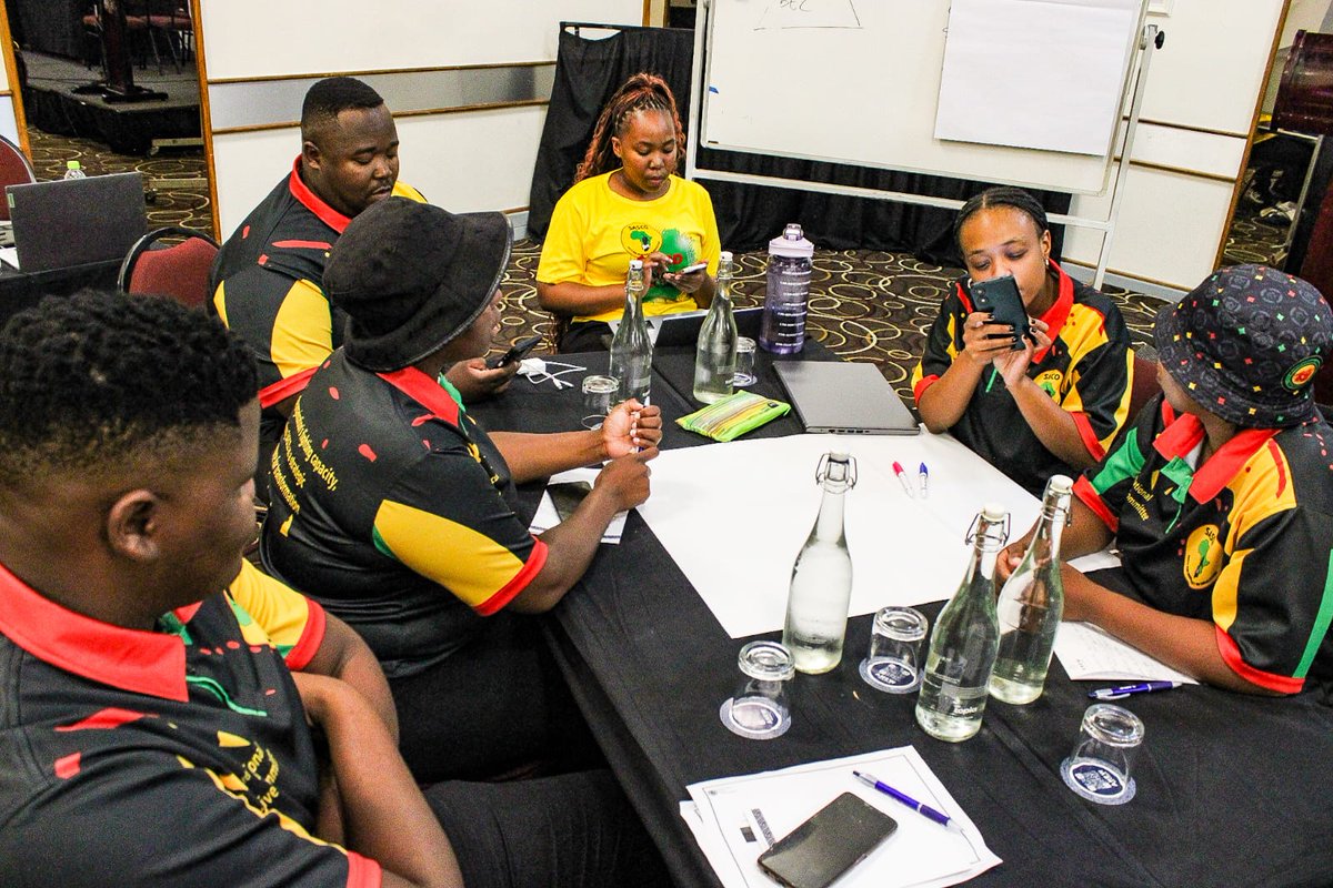 SascoNational's tweet photo. [IN SESSION] SASCO NEC Political Commissions.

🖤💚💛❤️
#rtlc2025 
#sasco34 
#SASCOyabafundi https://t.co/5e7DITZzDr