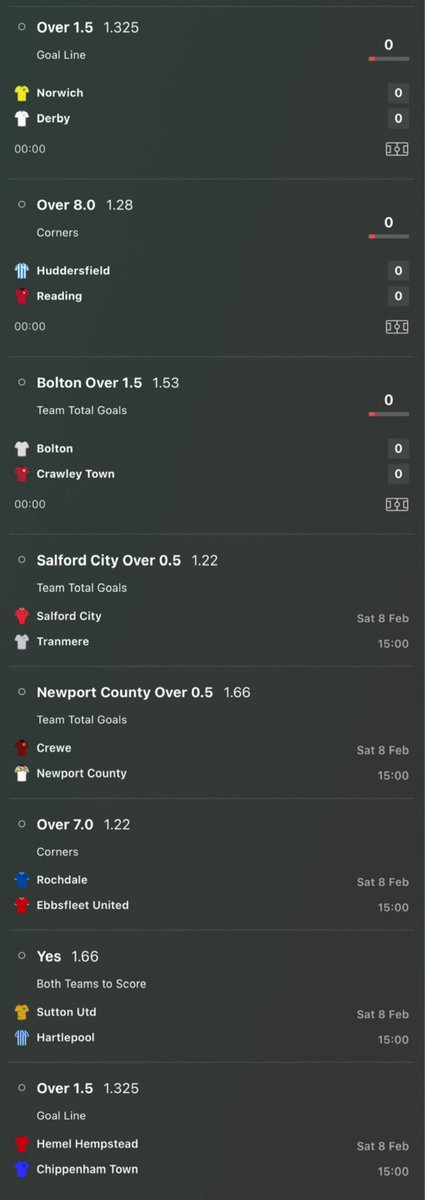 Crap forgot to put this out 

But not too late to get on 

Place via PreMatch menu 

Odds: 14.36