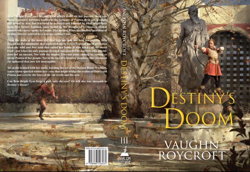 COVER REVEAL TIME! I'm thrilled to reveal the cover art of DESTINY'S DOOM by <a href="/VaughnRoycroft/">VaughnRoycroft</a>. You can also check out the full coverage of the reveal on <a href="/PhilipChase90/">Philip Chase</a> channel. 😊

Art by the legendary <a href="/ja_dig/">J A D</a>