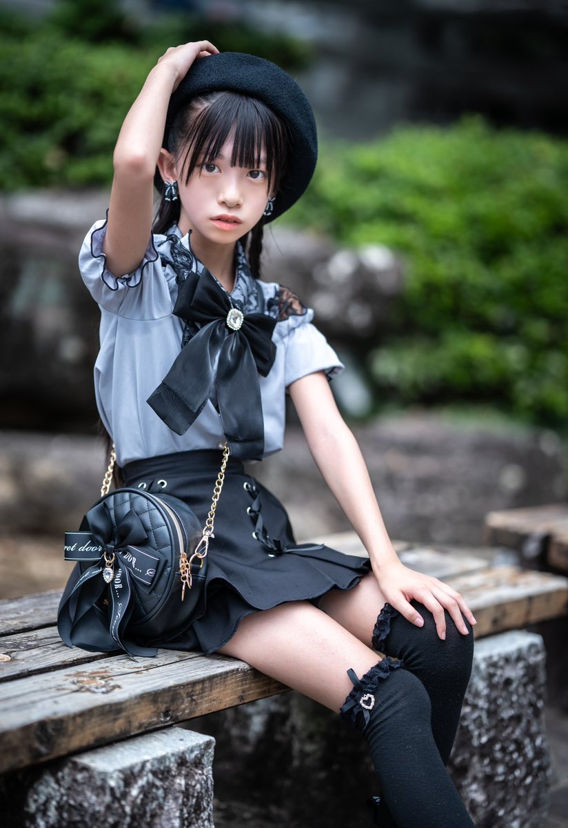 ニーハイの日 あんじゅちゃん（JS6）😊 #あんじゅ #長崎超絶美少女隊