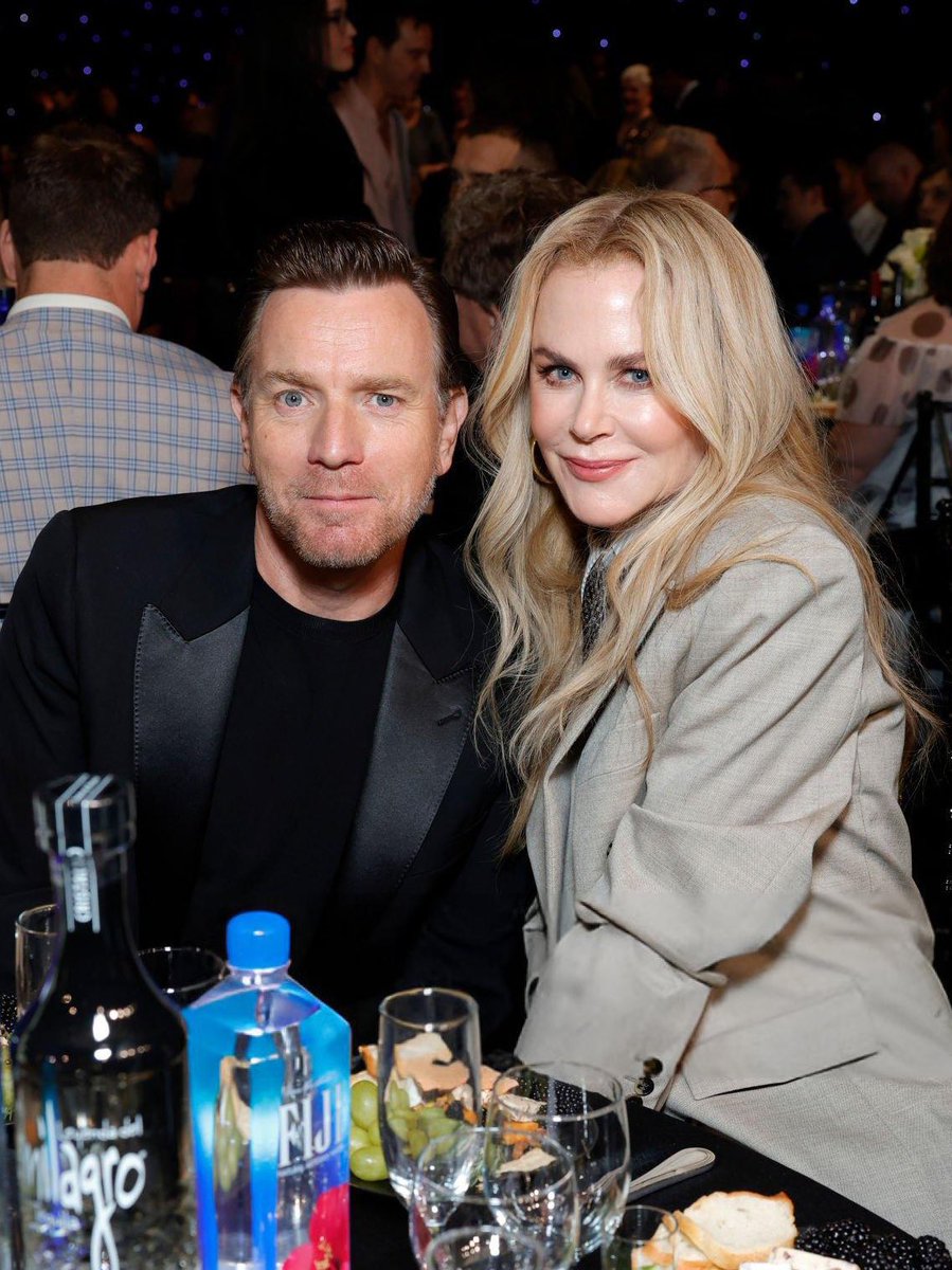 Nicole Kidman and Ewan McGregor reunite at the Critics Choice Awards in Los Angeles