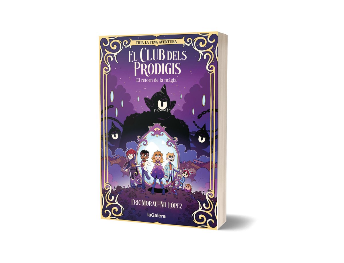 ericgmoral's tweet photo. El 18 de febrero se publica «El Club de los Prodigios 1», el primer libro de una saga que espero que tenga muchas más aventuras y en la que los lectores y lectoras elegirán el camino de los protagonistas. https://t.co/rsvllWvSjX