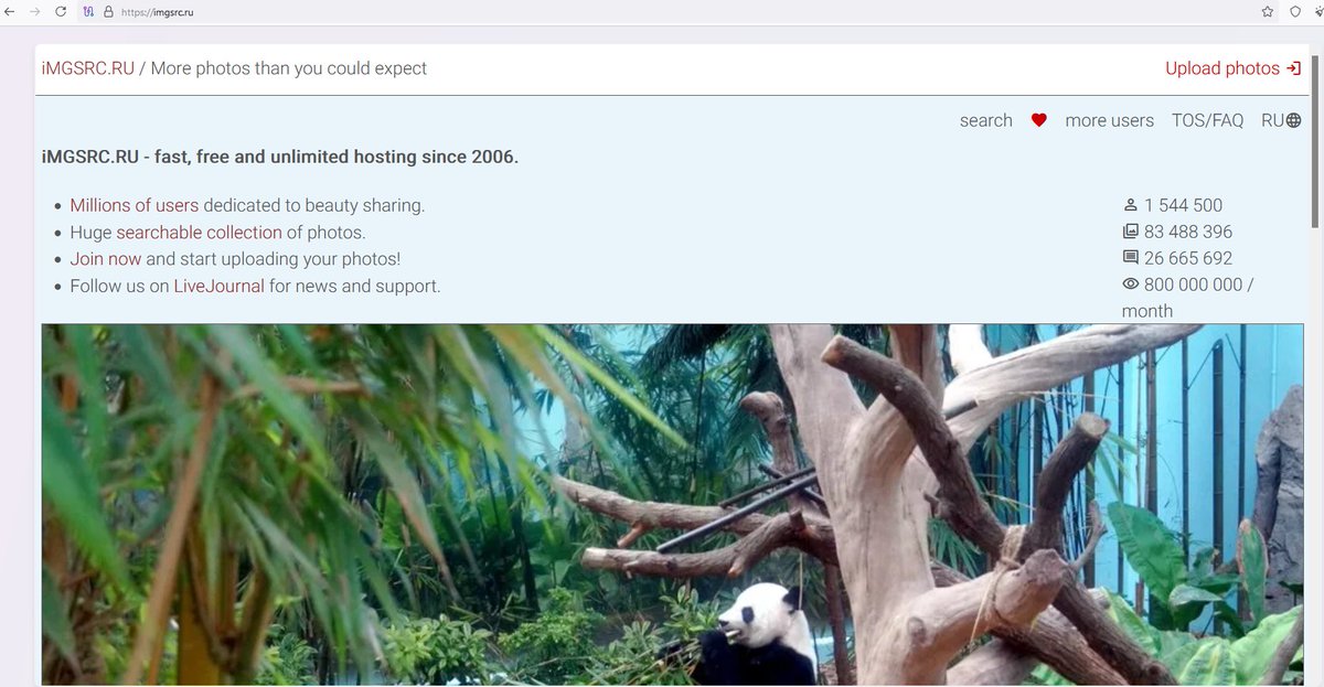 AreOhEssEyeEe's tweet image. At first glance, it looks as though you are on a photo hosting website. The site has been up since 2006 and provides hundreds of categories to search such as Travel, Architecture etc. 

2/8