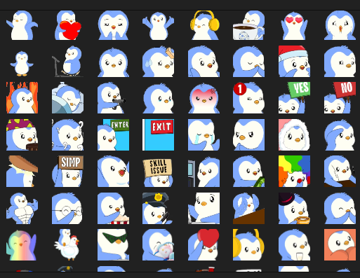 Over 2,000 Telegram enjoyers have adopted Pengu stickers!