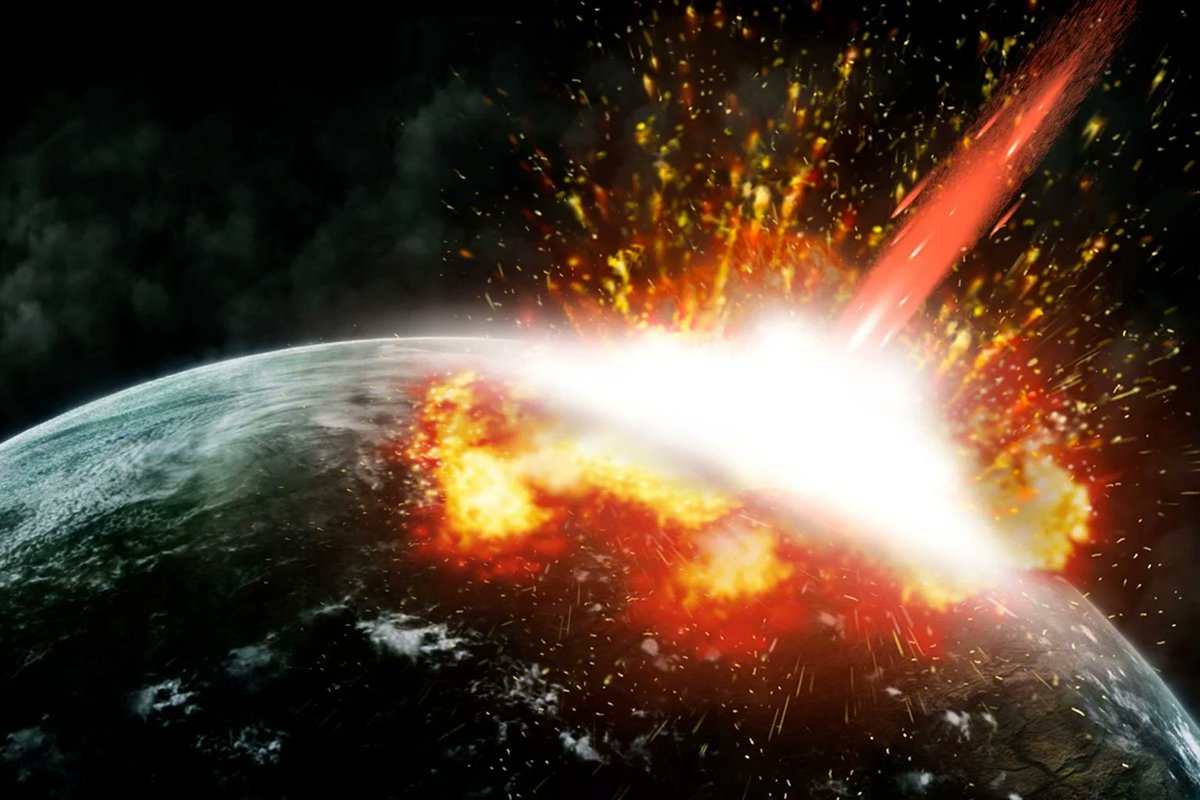 New research simulates a 500m asteroid impact, predicting a harsh "impact winter" with global cooling, reduced rainfall, and ozone depletion, leading to a massive food crisis on land. Surprisingly, oceans might thrive due to iron-rich dust from the impact, boosting plankton