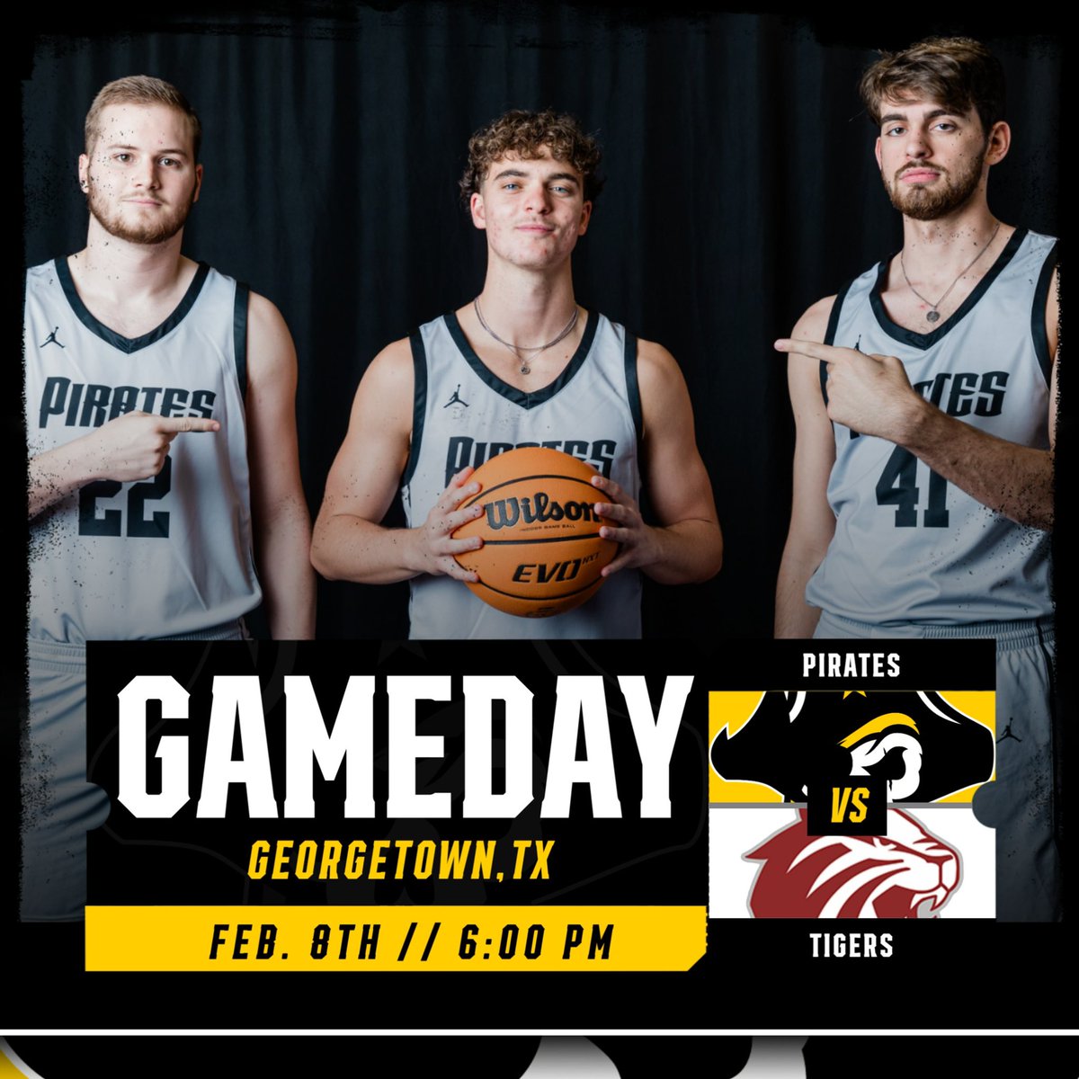 Southwestern Pirates (@supirates) on Twitter photo #GAMEDAY // <a href="/SUPiratesMBB/">Southwestern MBB</a>
π Trinity University (SENIOR DAY)
β° 6:00 PM
π Georgetown, Texas
πΊπ southwesternpirates.com #GAMEDAY // <a href="/SUPiratesMBB/">Southwestern MBB</a>
π Trinity University (SENIOR DAY)
β° 6:00 PM
π Georgetown, Texas
πΊπ southwesternpirates.com