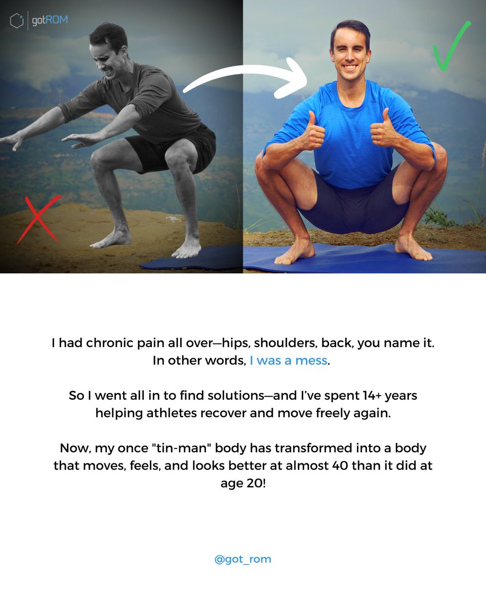 TheGotROM's tweet photo. Hey, I’m Shane Dowd! 👋🏻

Founder of GotROM and creator of the TSR System that’s helped over 30,000 people fix injuries, get flexible, and build strong, resilient bodies.

Thanks for joining me on this journey! Hit follow for all things recovery, flexibility, and strength! 💪🏻 https://t.co/aruKgDjeNW