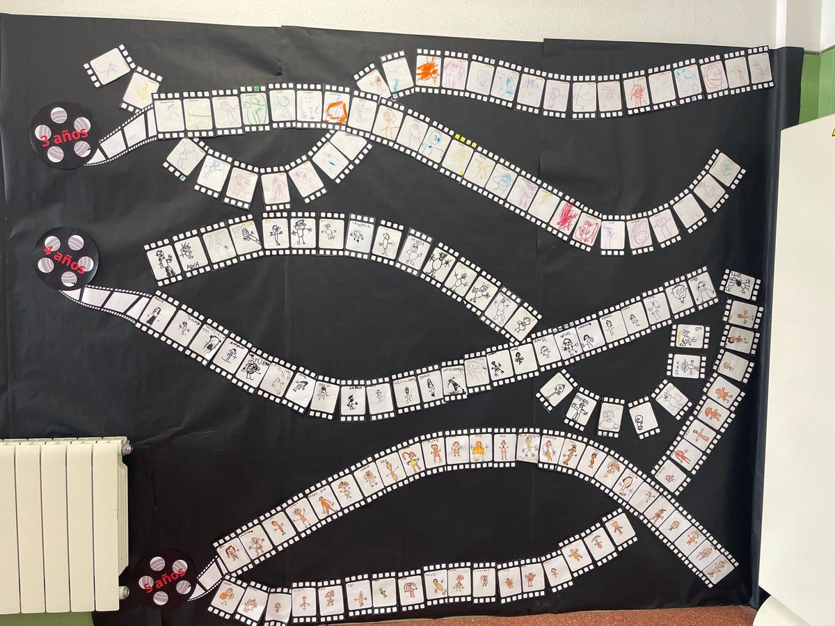 CEIP_AnaCaicedo's tweet image. 📚📖RETO PLAN LECTOR📖📚
INFANTIL:
El alumnado se ha dibujado en cada fotograma de su propia película 🎞️
PRIMARIA: 
Entrega de diplomas a los mejores “ cartelistas” y “guionistas” de cine y a las “ Clases más lectoras” 🎬

#CEIPAnaCaicedo
#PlanLector       
#QueNoTeLoCuenten