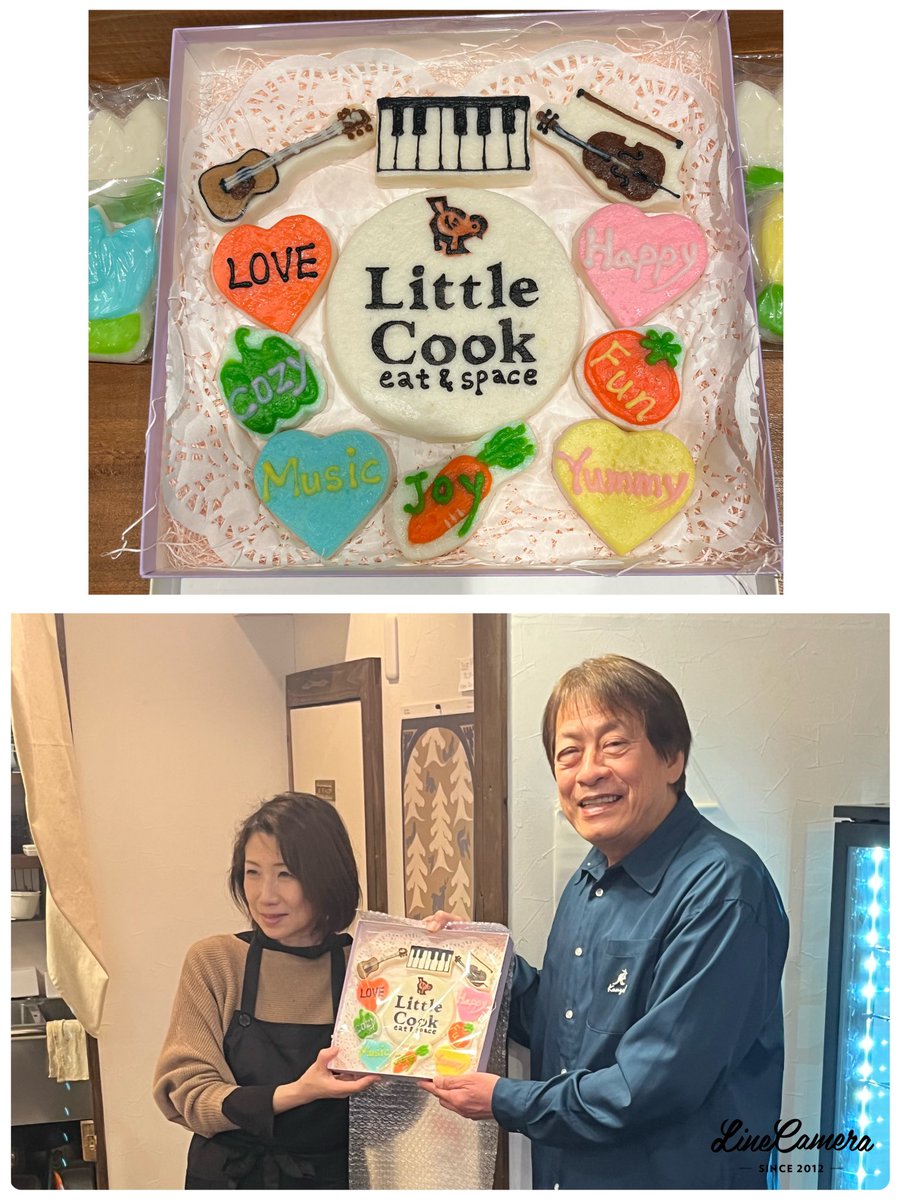 ZTCbpLW3rw2l6fH's tweet photo. パーティその❶
#Littlecook さんにて「Xmas🎄&amp; Valentine💘𝐩𝐚𝐫𝐭𝐲」を開催しました🤗
Xmasは所事情に付き延期となった為、お店の移転お祝い㊗️も兼ねて非常に盛り上がったパーティーでした🎉🍾🎊🎈🎂
まずはプレゼントした西門蒲鉾- ̗̀🎁 ̖́-
デザインはなんしーさま！
#西門蒲鉾 https://t.co/TgUysz89tA