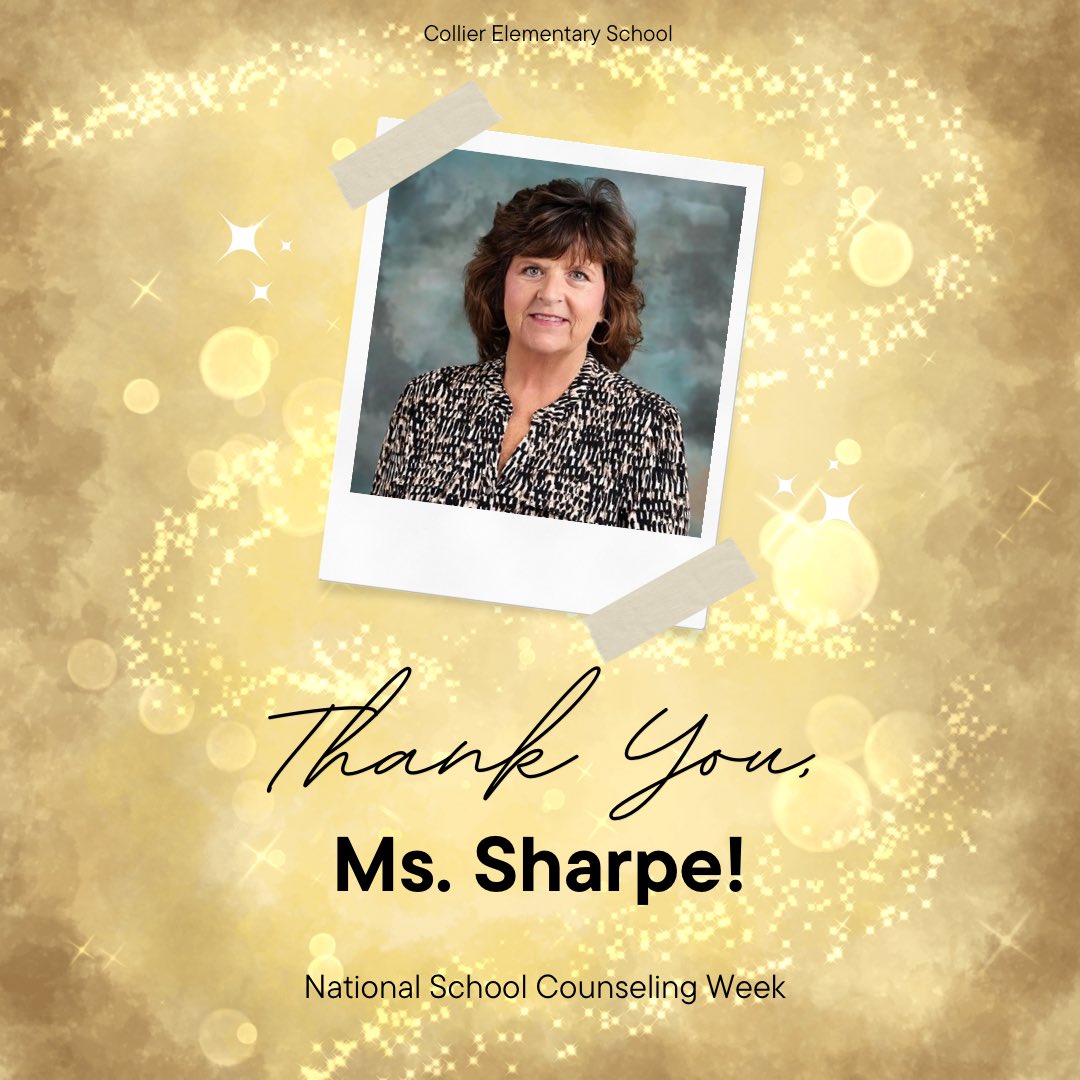 Happy National School Counseling Week to Ms. Sharpe! We have the best!

#BeeTheImpact #growingGreatness #TeamMCPSS