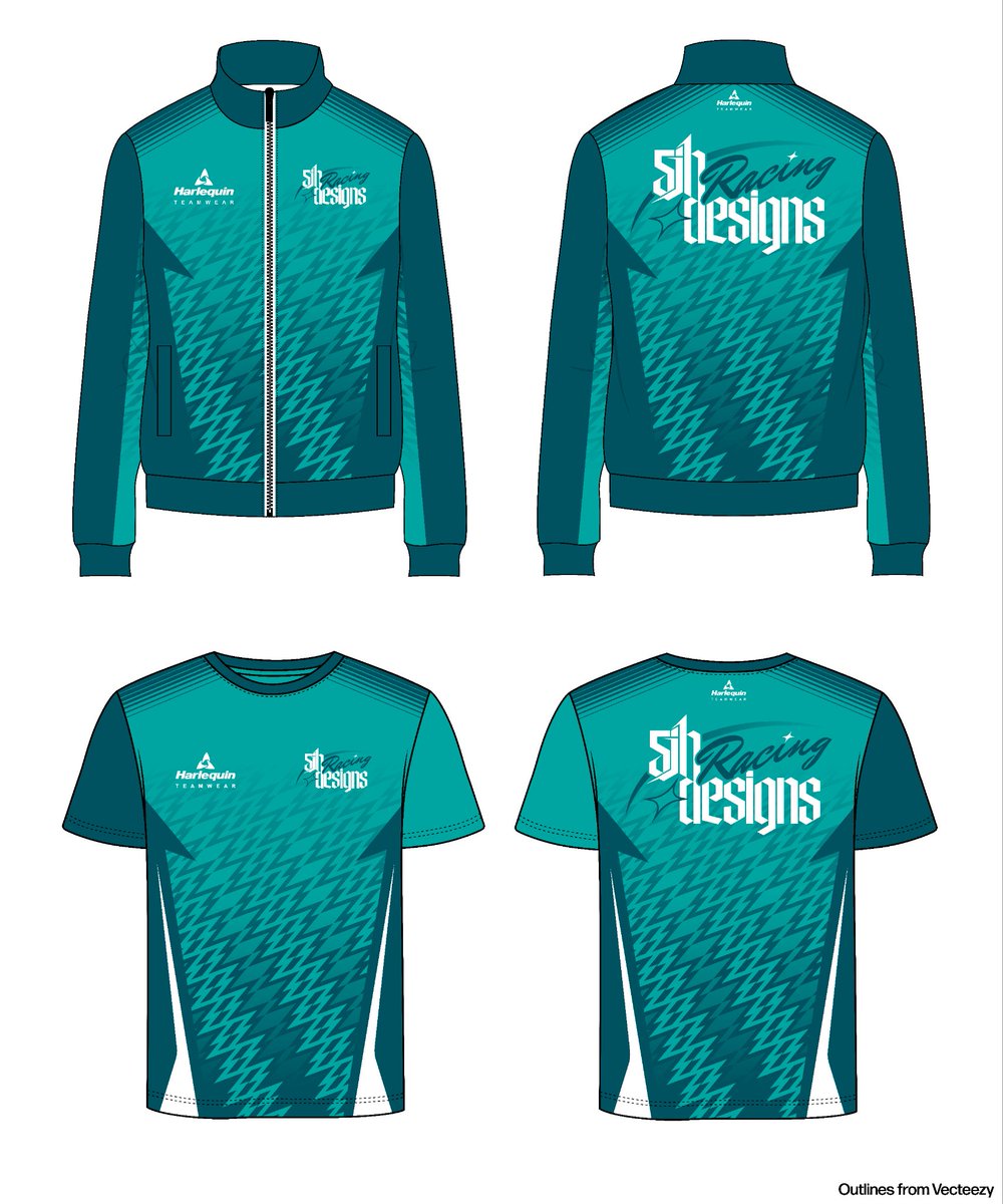 I have designed myself some new Harlequin Teamwear clothing for the upcoming racing season 🔥

Looking forward to seeing the final result 👀