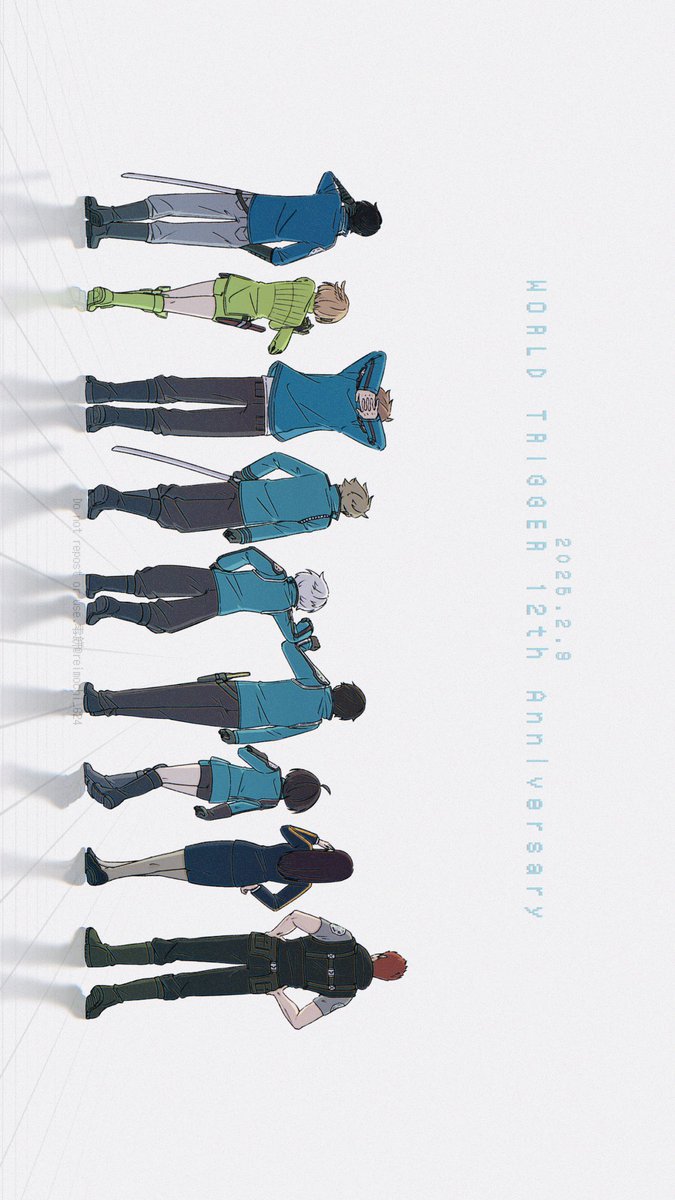 #祝ワールドトリガー12周年
#祝ワートリ12周年