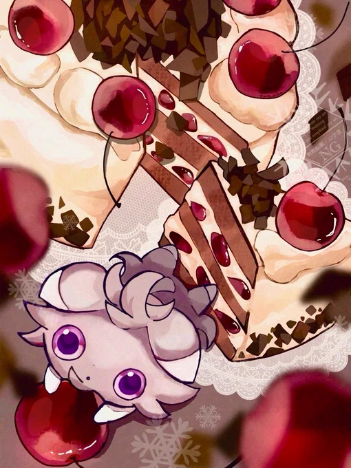#ポケモンスイーツパーティー2025ニャスパー × フォレノワール 