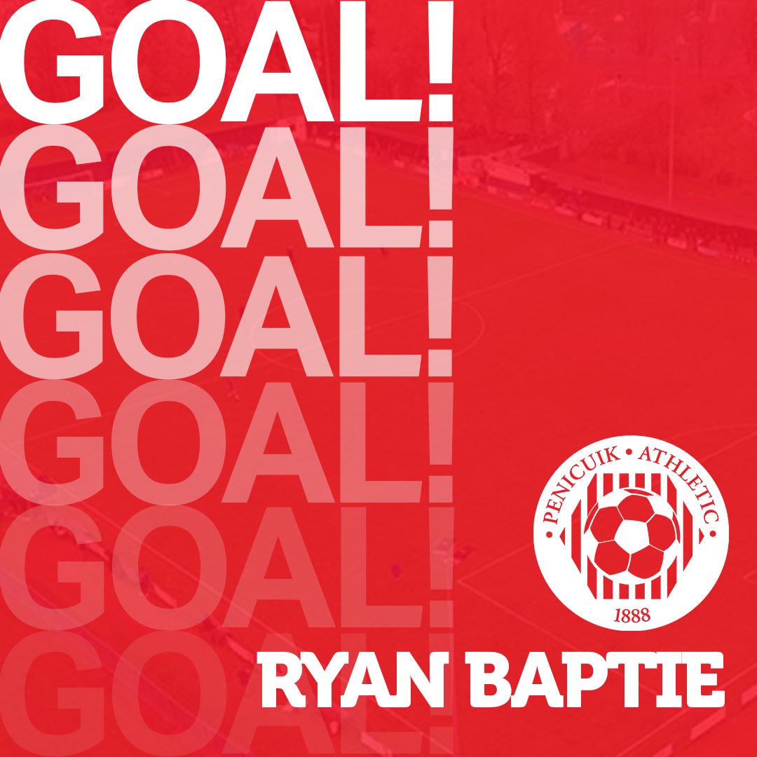 35’ | ⚽️ GOAL! A Coats corner is played back to the edge of the box and Ryan BAPTIE fires Cuikie back in front!

Dunipace ⚫️ 1-2 🔴 Penicuik Athletic