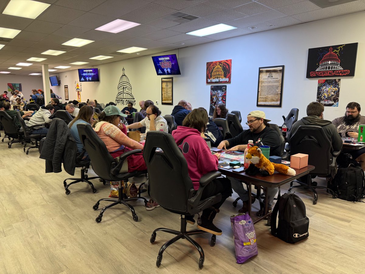 Thank you to everyone who came out last night! We had a great time with our MTG Aetherdrift prerelease, One Piece Locals, and FAB Armory. The fun doesn't stop! We have some major events today! #MTGDFT #OnePieceTCG #fabtcg