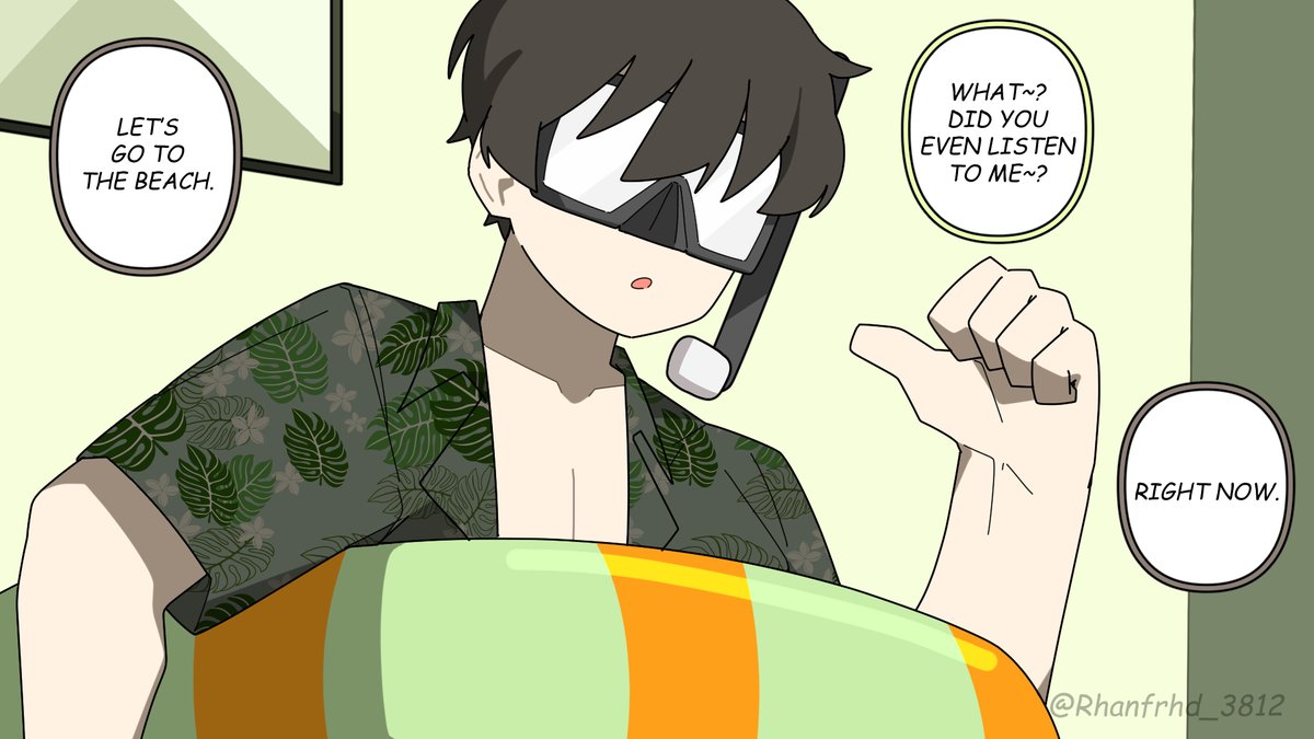 Let's go to the beach. 😎