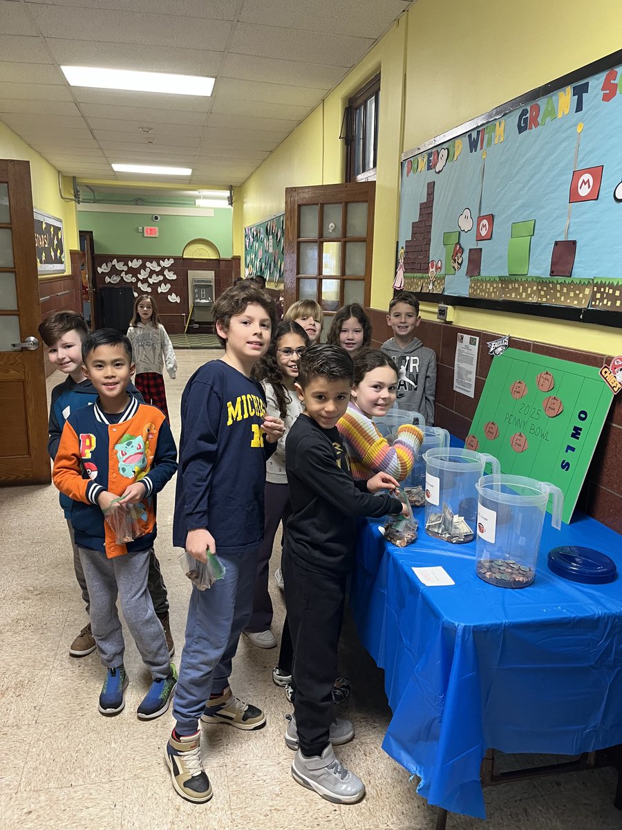 Congrats to our 4th graders! Winners of the Grant School 2025 Penny Bowl!