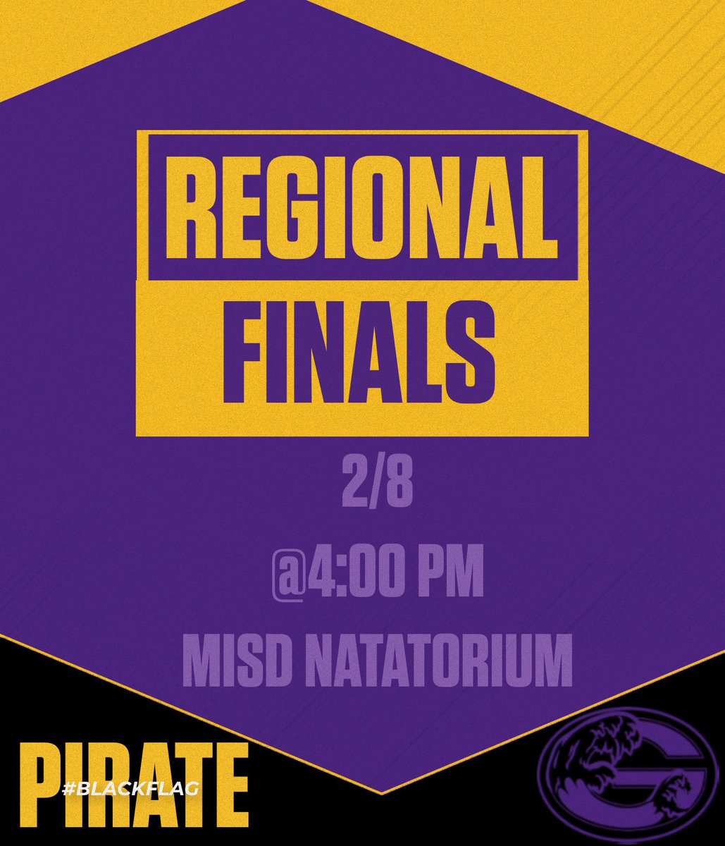 Great day of Prelims Swimming!!!

15 of 19 made top 8 in individual or relays. 
18 of 19 made it back in top 16. 

5 of 6 relays are sitting in top 3 seed spots. 1 Top Seed Relay! 

Lots of AMAZING SWIMS! 

Finals today!
⏰4:00 PM
📍MISD Nat
#blackflag
#PurpleWave
#GoldInTheWater