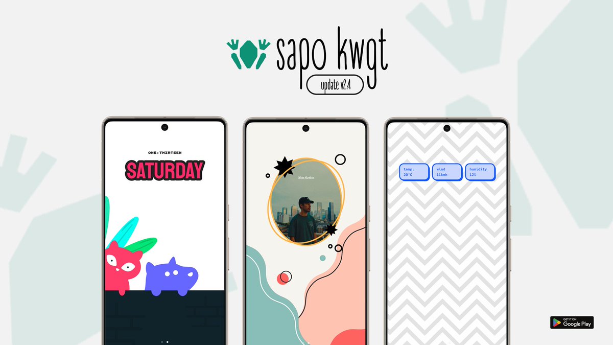Abhishek01kr's tweet photo. Sapo KWGT v2.4 Update! ✨
• Added 3 New Widgets
• Total 73 Widgets
Get Sapo KWGT Now!
https://t.co/tA6xreFJus
#kwgt #widget #homescreen #androidwidget #android #app #ui #uidesign #design #widgetpack https://t.co/6ULXWq3IMJ