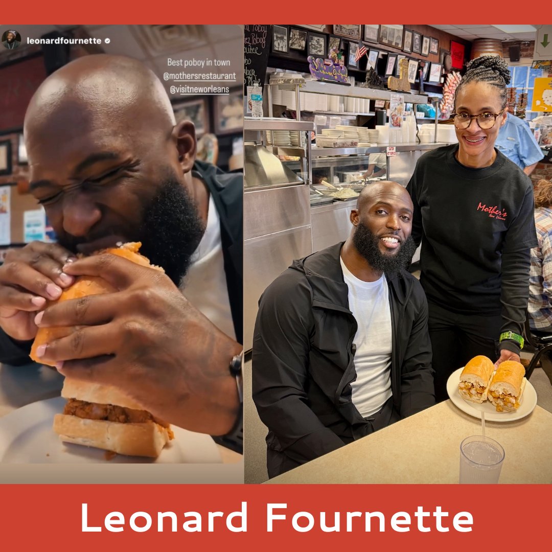 MothersNOLA's tweet image. Super Bowl Champion Leonard Fournette (LSU, Jacksonville, Tampa) was in the house! He is credited with helping the Buccaneers win over the Chiefs in Super Bowl LV. Locally, he played for St. Augustine High School. H/T @leonardfournette with Christina H. @visitneworleans