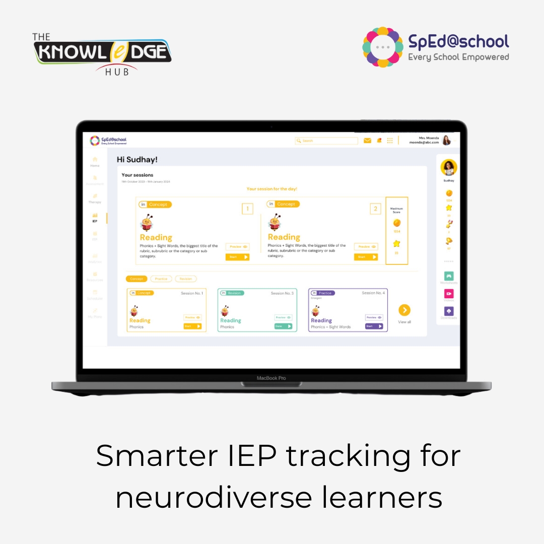 Empower your school with SpedTrack—designed for neurodiverse children! 📚✨ Simplify IEPs, track progress &amp; ensure seamless support. 🚀 Learn more 👉 knowledge-hub.com/spedatschools #InclusiveEducation
