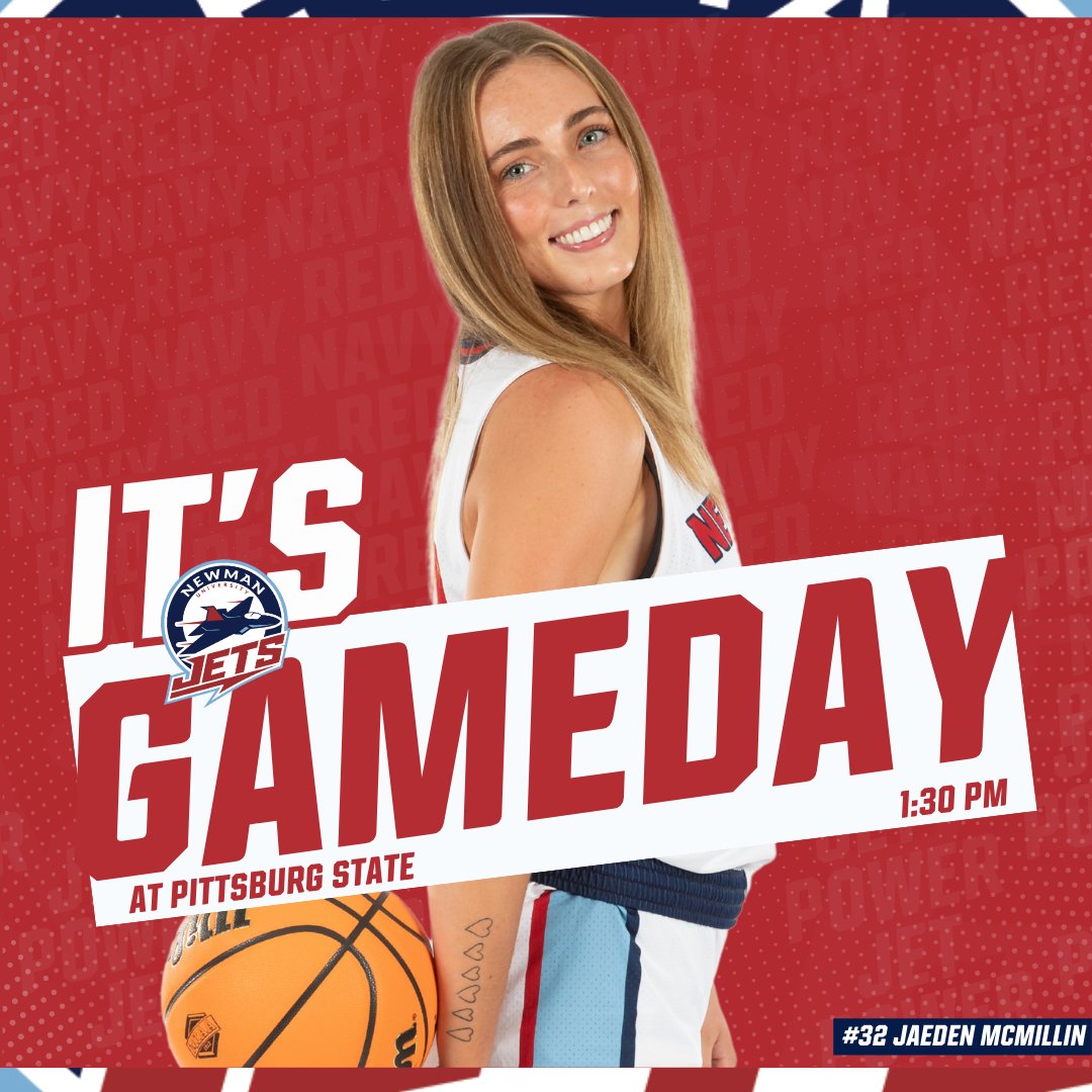 Newman Athletics (@newmanjets) on Twitter photo GAMEDAY!
🆚No. 6 Pitt State
📍Pittsburg, KS
⌚1:30 PM
📺bit.ly/3IXPTFh
📈bit.ly/40bl1Lh
📻bit.ly/4grzZEb
#JetPower✈️ x <a href="/NewmanJetsWBB/">Newman Women's Basketball</a> GAMEDAY!
🆚No. 6 Pitt State
📍Pittsburg, KS
⌚1:30 PM
📺bit.ly/3IXPTFh
📈bit.ly/40bl1Lh
📻bit.ly/4grzZEb
#JetPower✈️ x <a href="/NewmanJetsWBB/">Newman Women's Basketball</a>