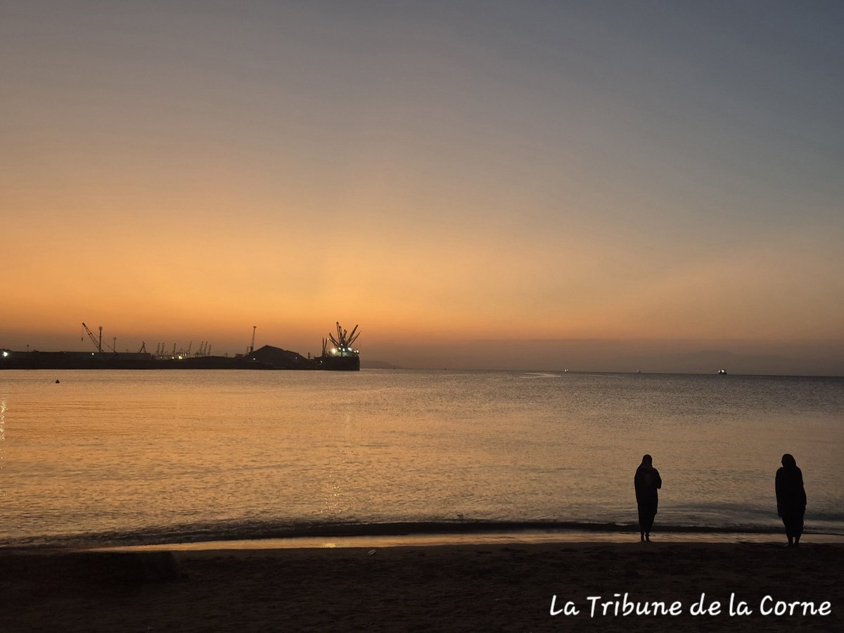 TribuneLaCorne's tweet photo. 🇩🇯 🏝 Djibouti au couché du Soleil. Plage du Héron https://t.co/NsjZiGXjAT