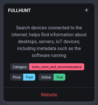 rawsec_cyber's tweet image. New tools were added on the #Rawsec #Cybersecurity Inventory

@noraj_rawsec added

📌 censys by @censysio
📌 CWP by @_r4ulcl_
📌 FULLHUNT by @fullhunt
📌 SiCat by @justakazh

inventory.raw.pm
