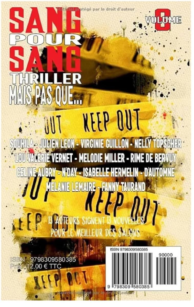 Nelly78114's tweet photo. Hello,

Le recueil de nouvelles du Salon "Sang pour sang thriller" mais pas que est disponible. 
Je suis ravie d'en être et j'ai déjà hâte de participer à nouveau à ce salon. Il sera le seul de l'année !

Bonne lecture! https://t.co/NCiGPyEHPn