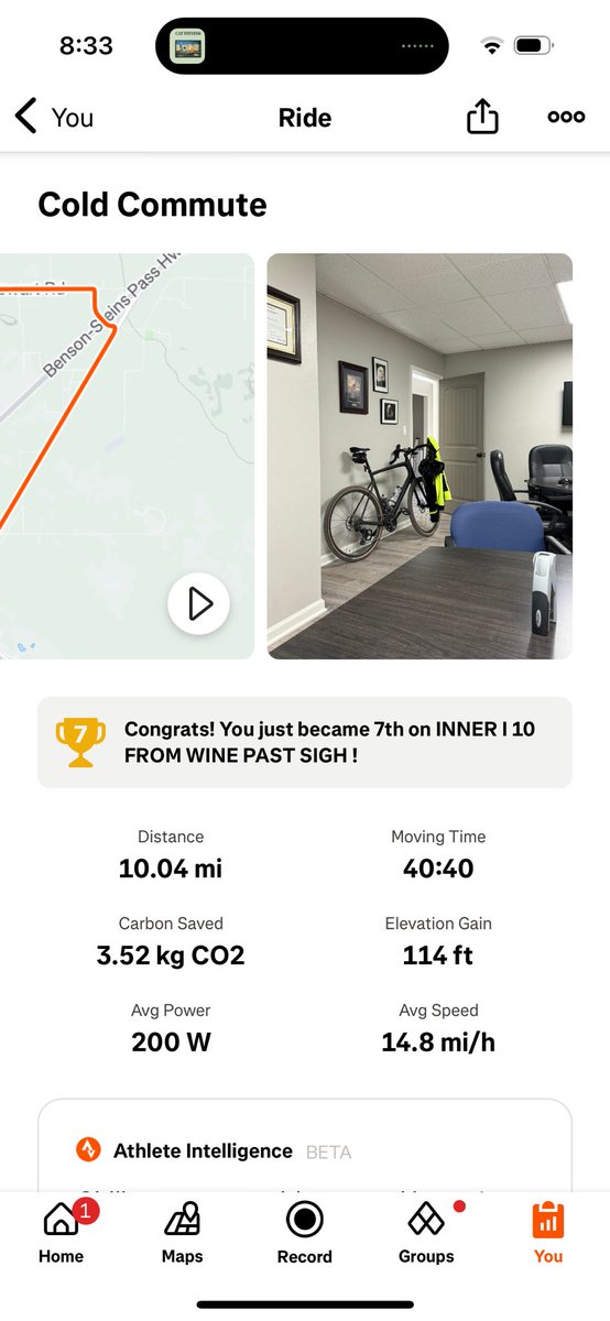 Chilly commute ride this morning. Bring on the tax returns! #TaxTwitter