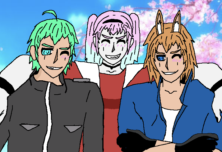 Vaya, primera vez que dibujo mi avatar xddd, un detallito para el hermano Kasa y el hermano Bani @BanishedPheasa1 <a href="/TheKasaneru/">Kasaneru</a> los quiero brothers 🫂❤️